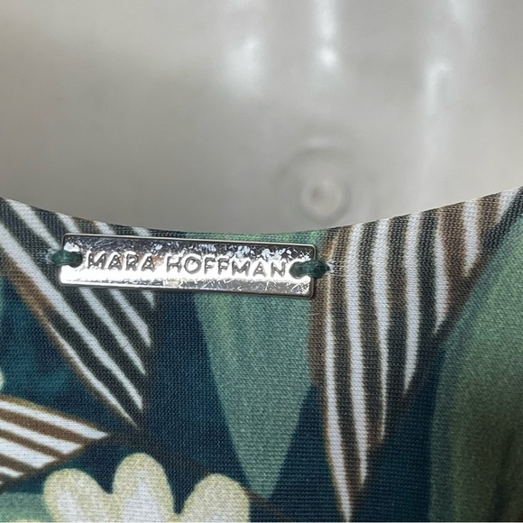 Mara Hoffman Women's Standard Tanya Lattice Front One Piece Swimsuit sz S - Picture 4 of 4